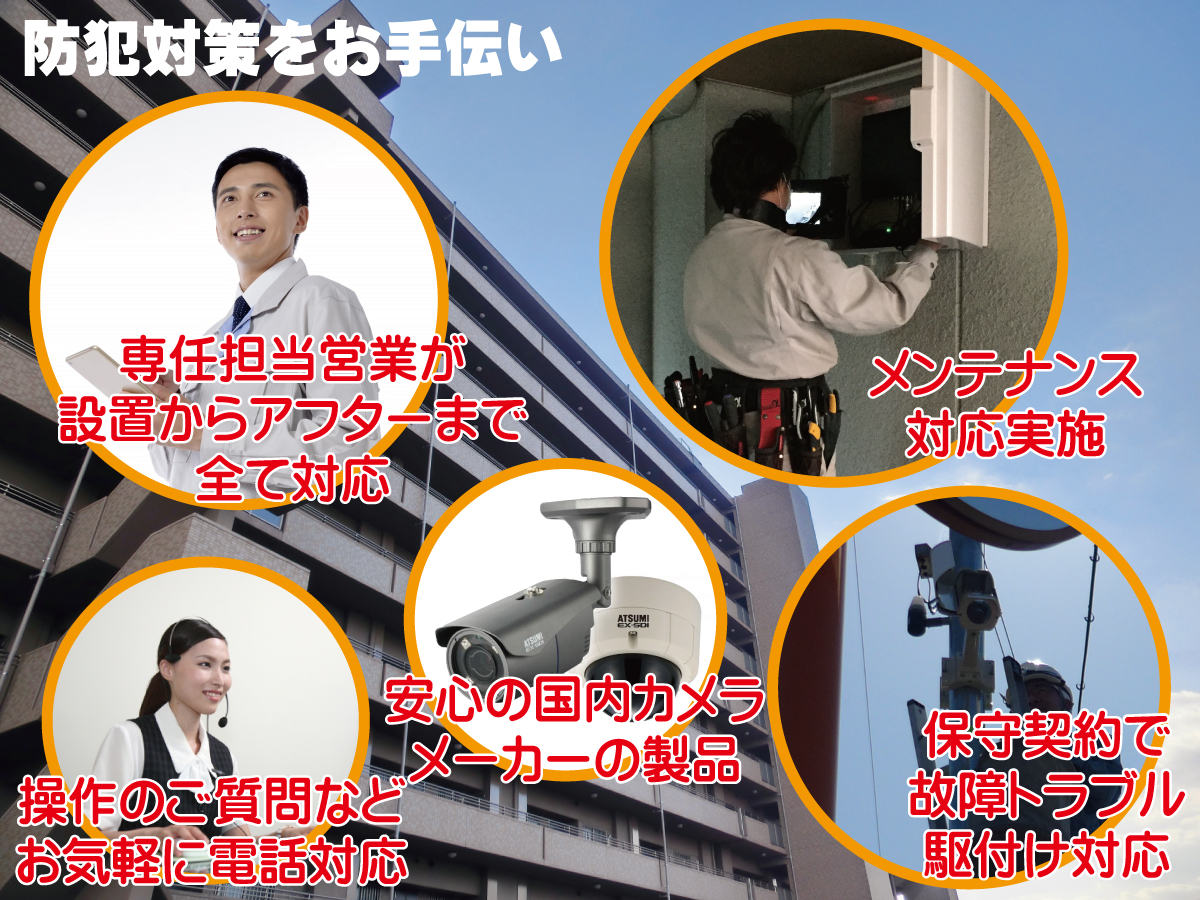 神戸防犯カメラセンター　マンションの管理会社様・管理組合様の防犯カメラ提案2