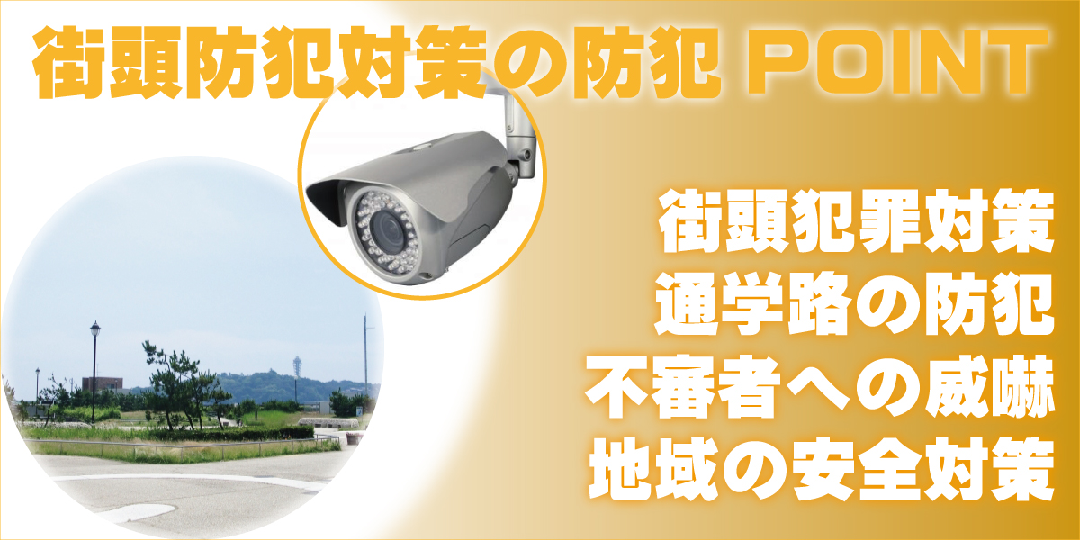 神戸防犯カメラセンター　街頭防犯対策の防犯カメラ2