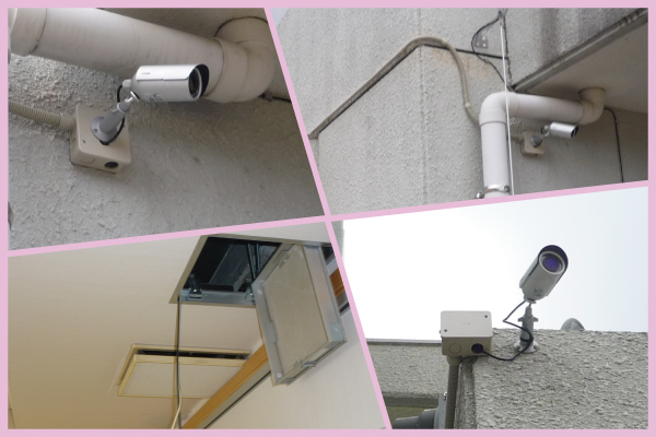 神戸市北区の自治会で公園防犯対策に設置した防犯カメラ設置事例